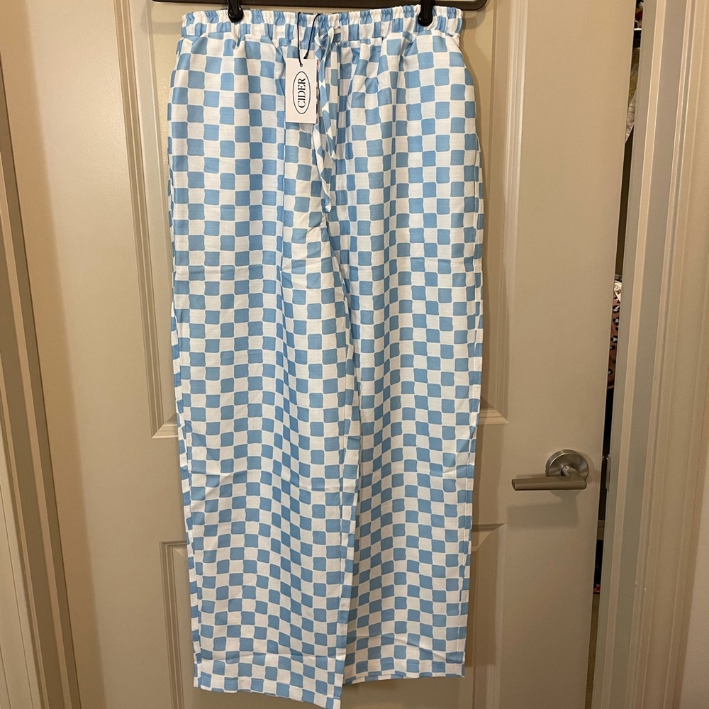 NWT Cider Checkerboard Pants